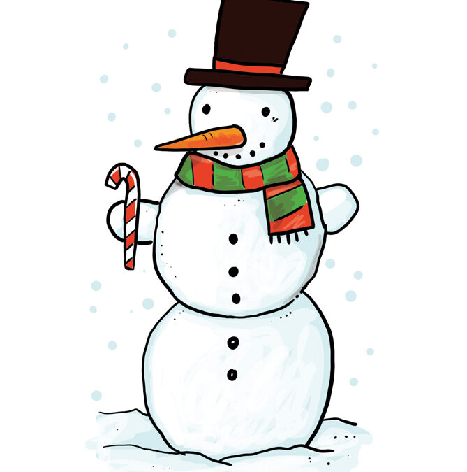 Learn to Draw… A Snowman!