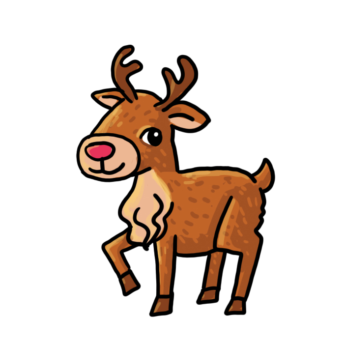 Learn How to Draw a Cute Reindeer — Easy Christmas Drawing for Kids & Beginners